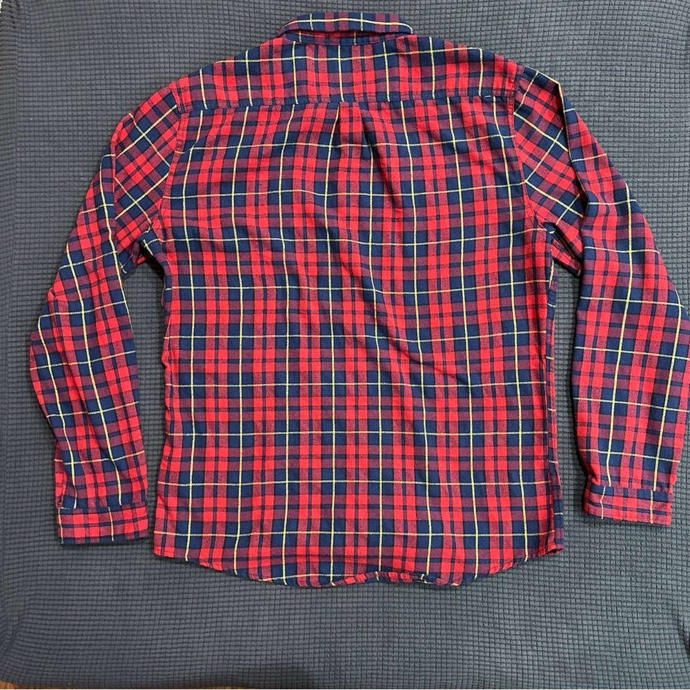 Rue 21 Carbon Men's Flannel Red Plaid Button-Up Shirt X-large - Picture 2 of 6